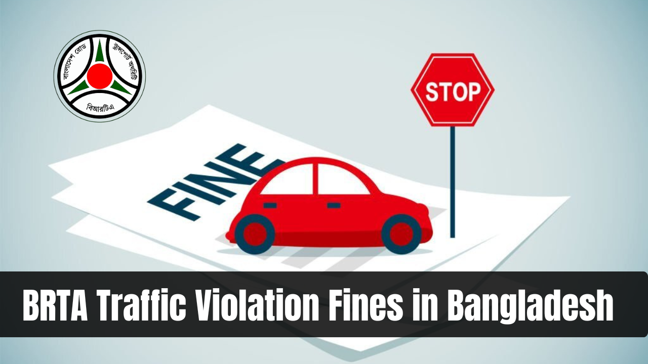 BRTA Traffic Violation Fines in Bangladesh