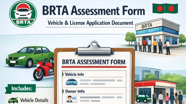 What Is the BRTA Assessment Form?