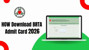 BRTA Admit Card