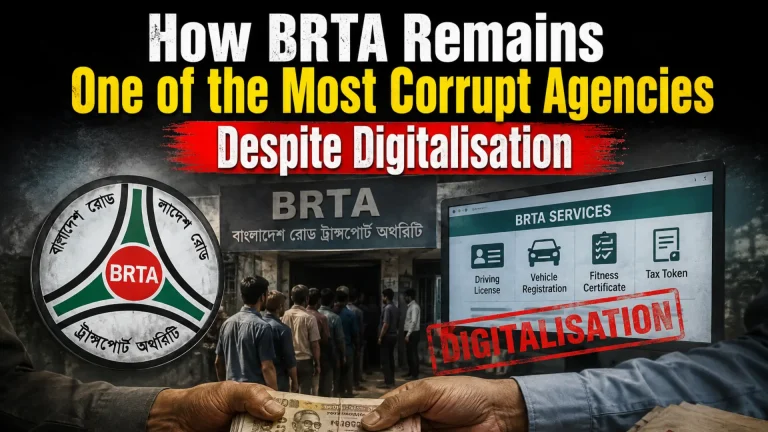 How BRTA Remains One of the Most Corrupt Agencies Despite Digitalisation