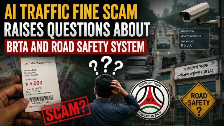 AI Traffic Fine Scam Raises Questions About BRTA and Road Safety System